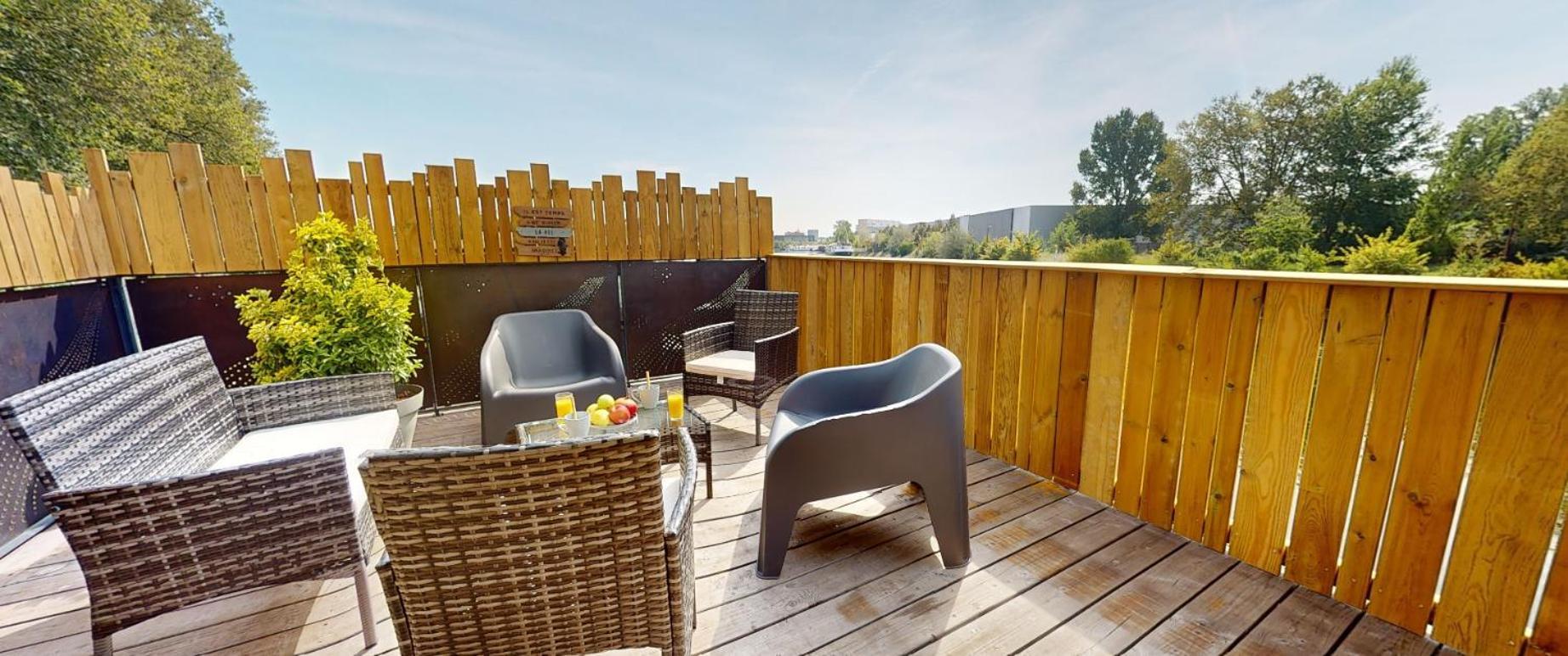 La Peniche De Fabrice Avec Jacuzzi Privatif Apartment Strasbourg Exterior photo